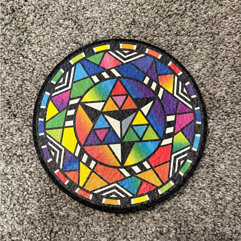Pop D x Moodmats Recycled Rubber Coaster